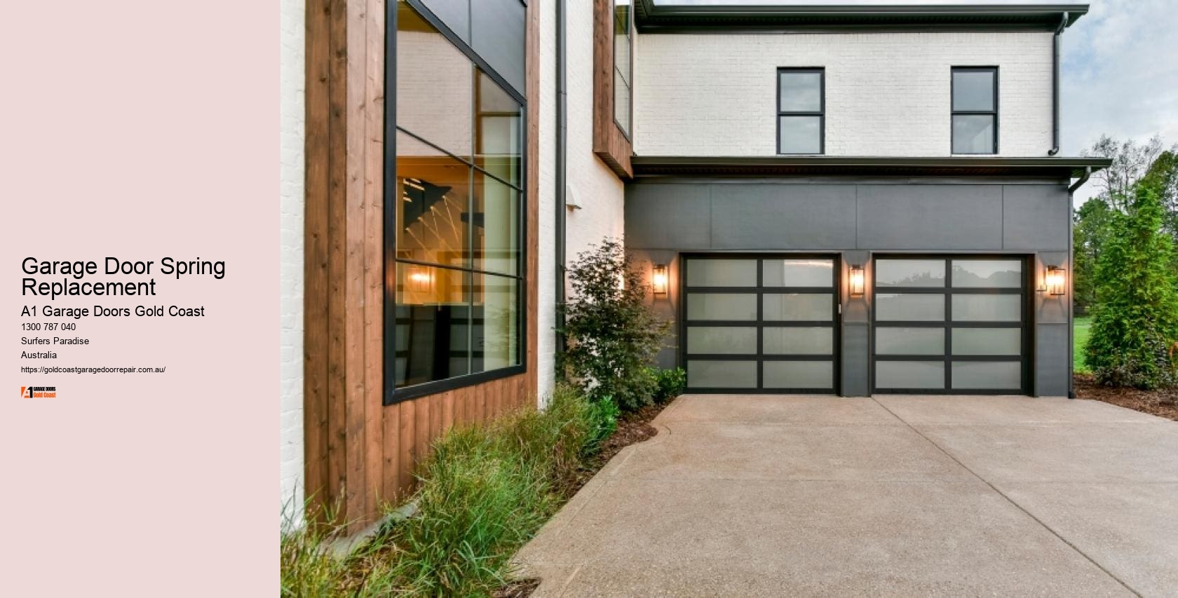 Garage Door Spring Replacement