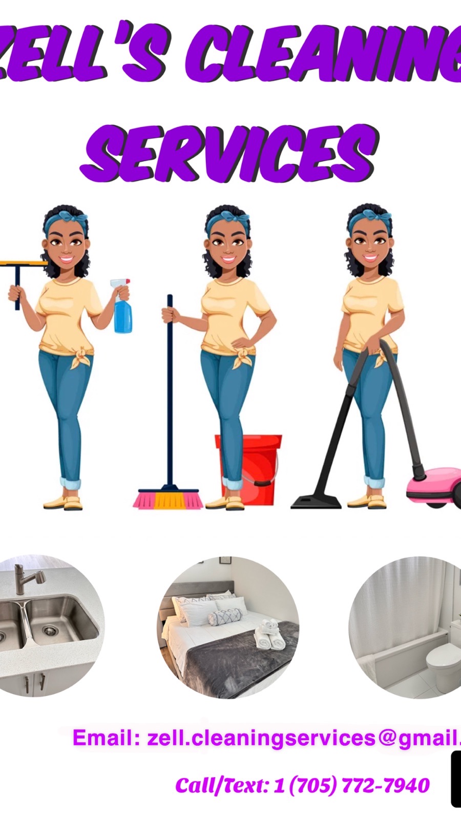 Zell’s Cleaning Services Book Your Appointment Online Now