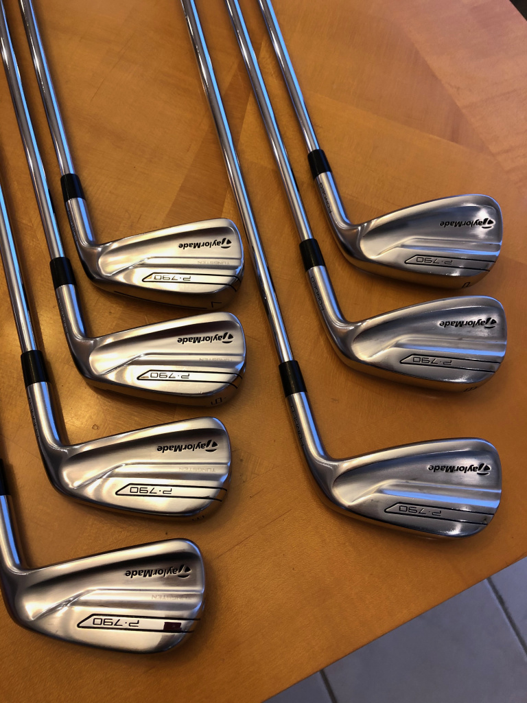 Excellent Taylormade P790 Irons 4PW shafted with Project X LZ 6.0