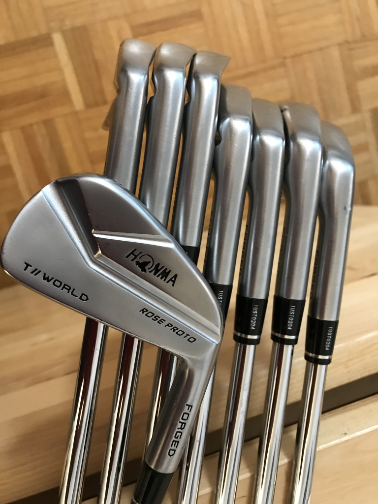 Fer 10 Honma Forged T World Rose Proto – Tige Acier Extra Rigide – Main Droite Homme