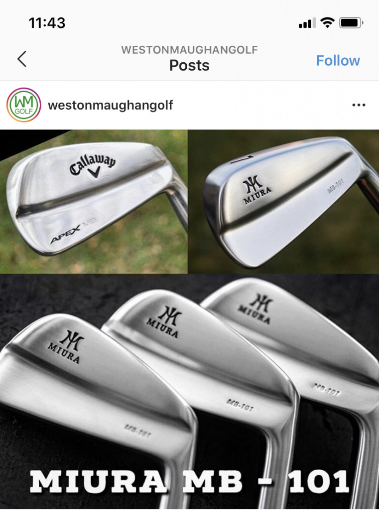 Miura GikenCE Callaway Exclusive (Apex MB) 4~P ☆ (7x) X100 ☆ Miura 99.3 Pure! | UK