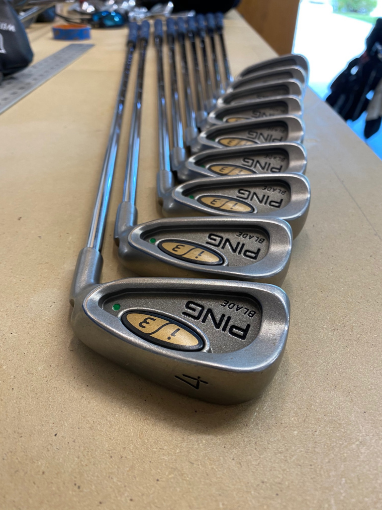 Vintage Blades, Ping i3 blades, Rapture Driving Iron, Refinished 2016