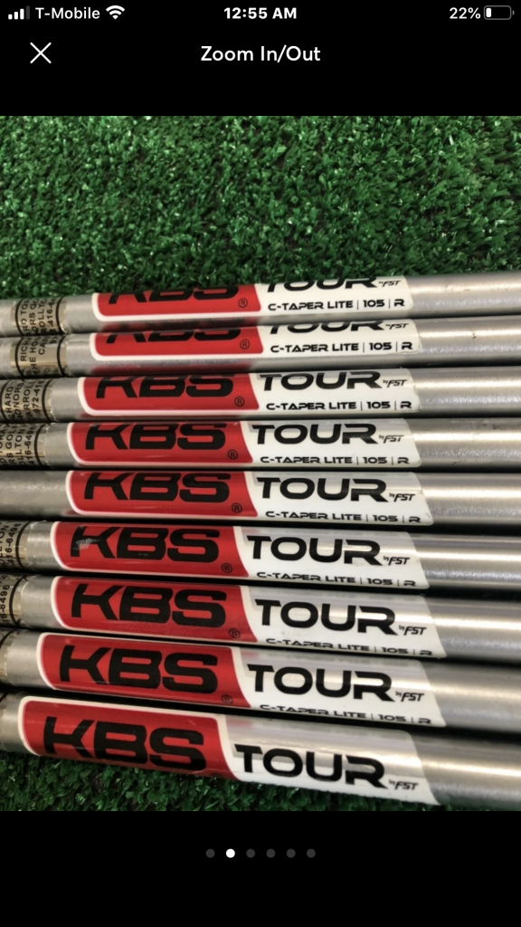 Set Di Aste Per Ferri Da Golf KBS C-TAPER LITE (parallele) .370 - Flessibilità R, S, X