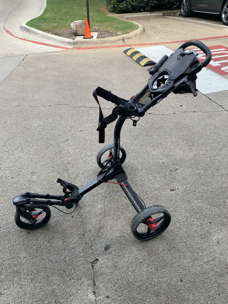 DFW Members Bag Boy Triswivel II Push Cart For Sale ArchiveFor