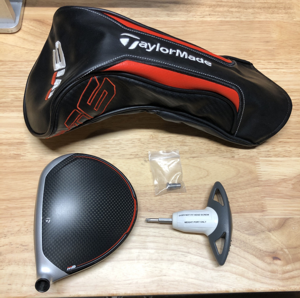 TaylorMade M6 10.5* Driver Head with Extra Weight and Head