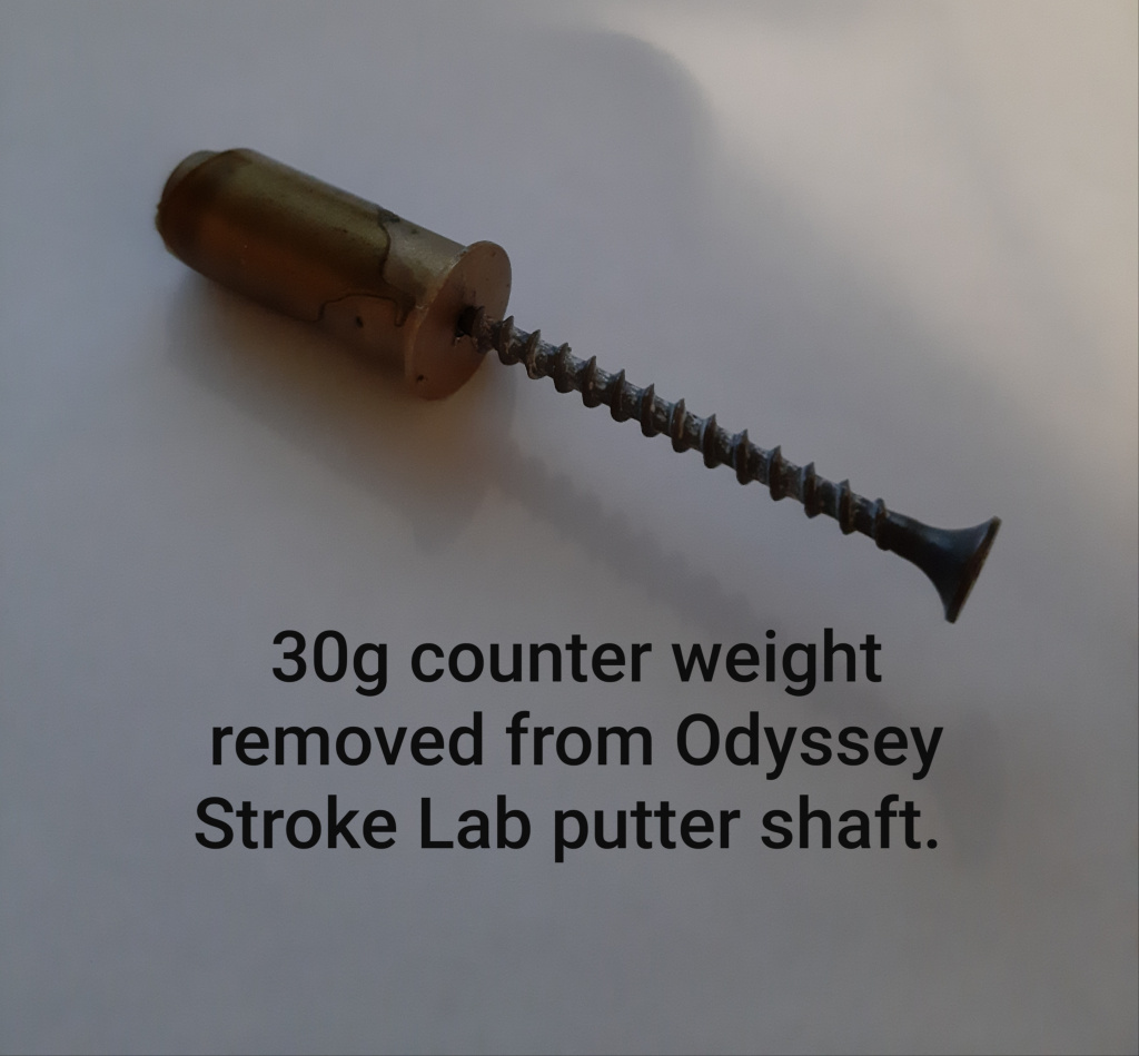 Odyssey Stroke Lab .. how to remove counterweight from butt end WRX