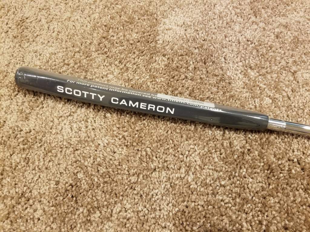 Poignée Pour Putter Scotty Cameron Pistolini Plus - Taille Standard - 100% Authentique - Très Bon état