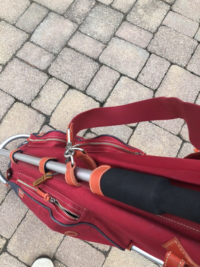 Kinoshohampu MIZUNO Japan GOLF Frame Walker Caddy Bag--minty..sold