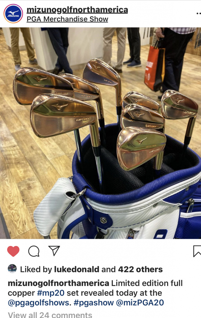 mizuno mp 20 copper ebay