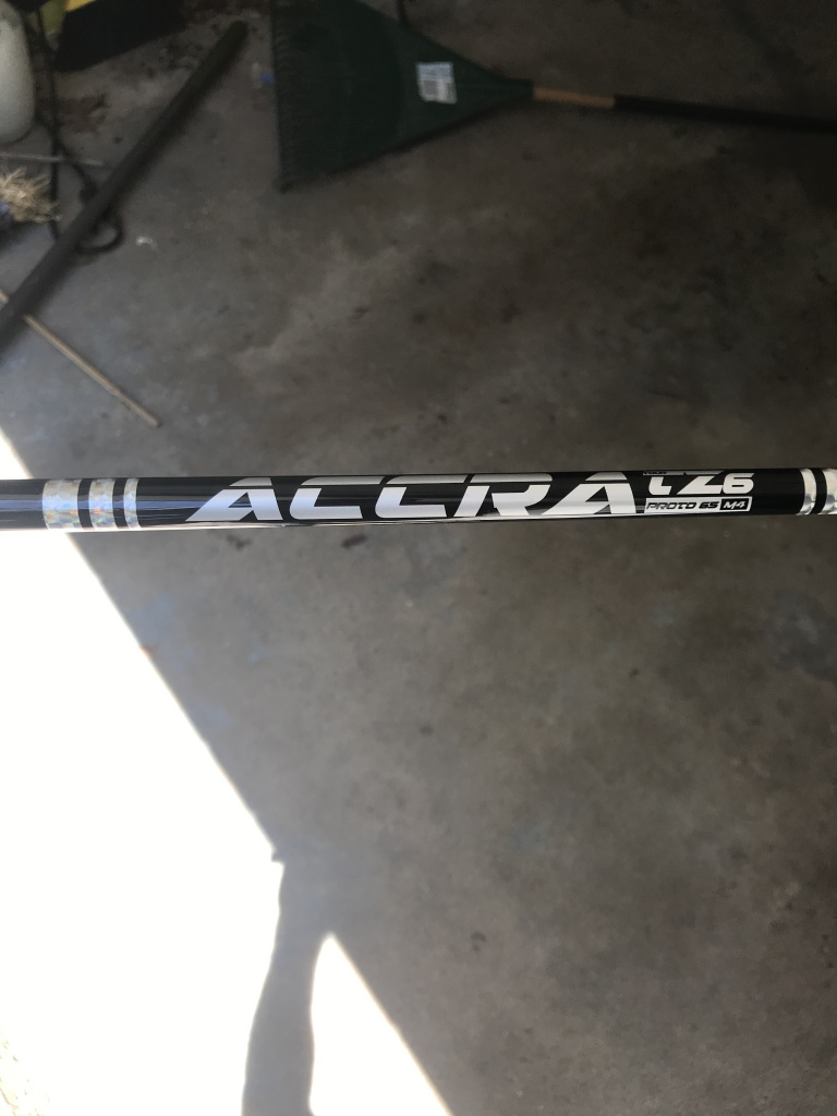 Shaft Hybride Accra Tz6 Rigide 38,5 Pouces Pour Golf - Occasion En Excellent état