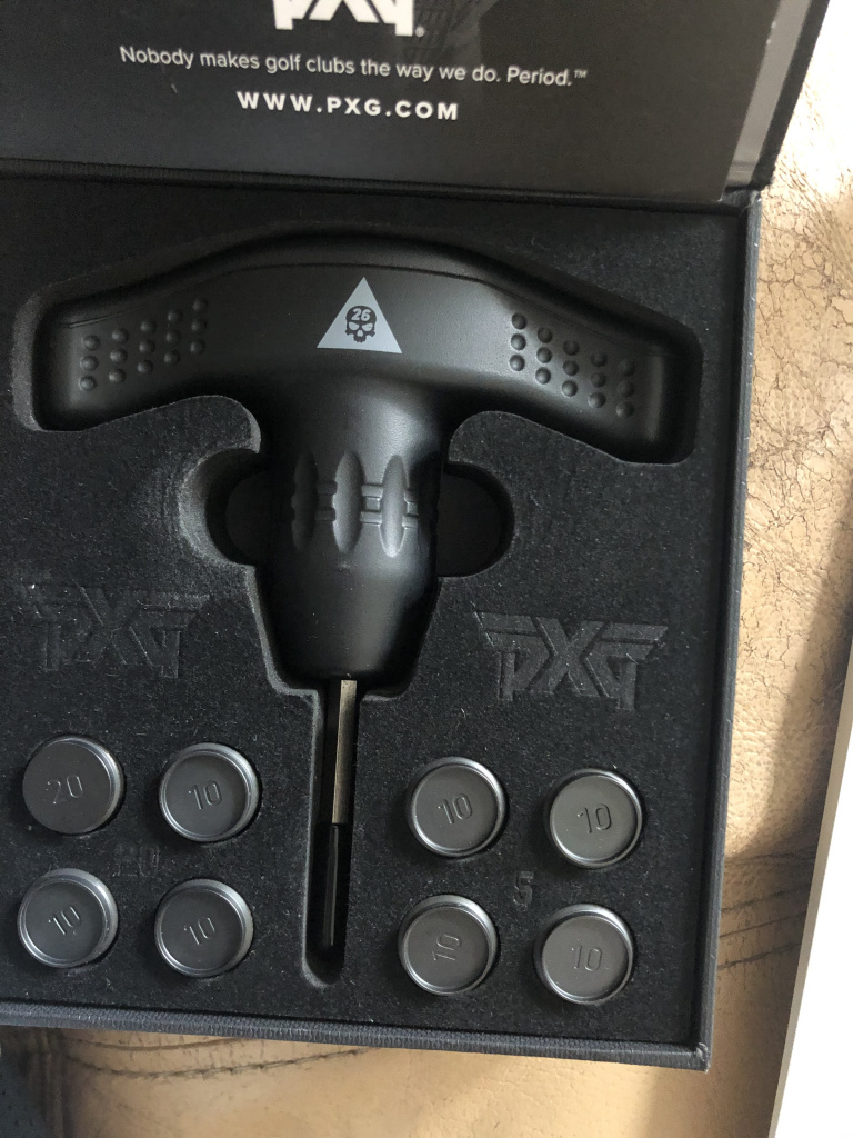 pxg putter weights