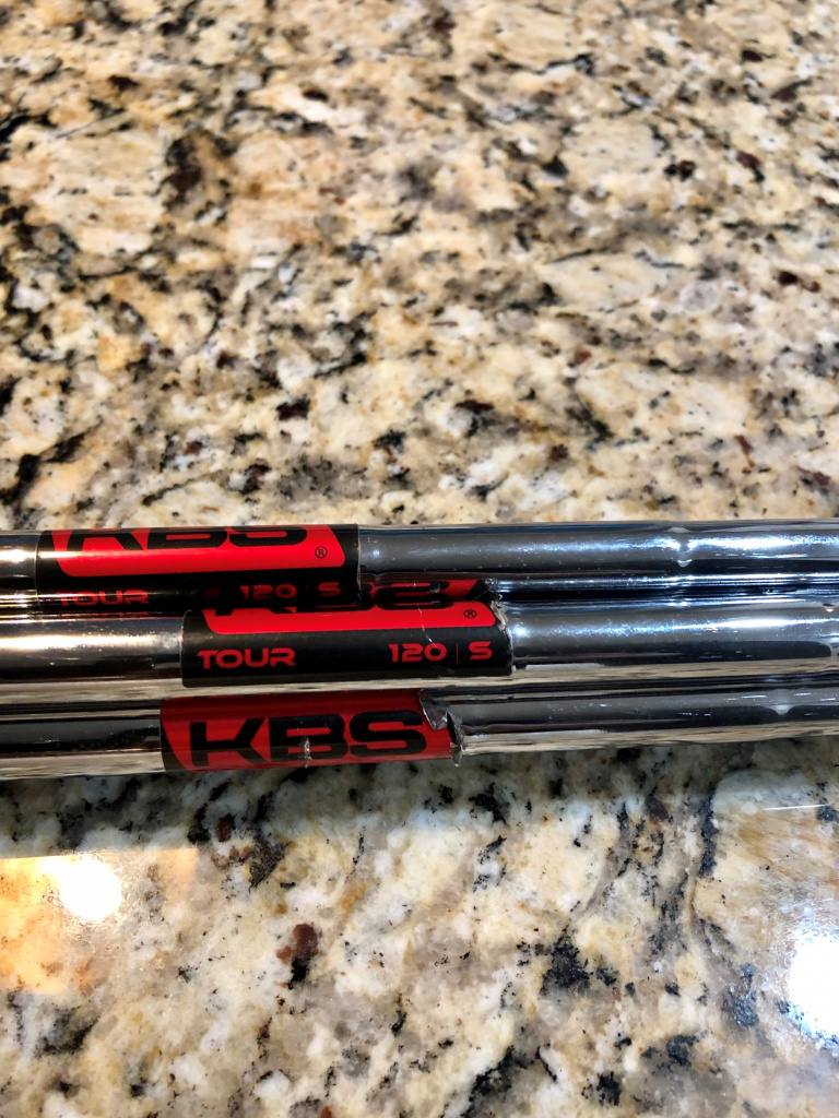 KBS Tour 120 Stiff 5PW Shafts Project X Driver/Fairway Shaft Sale