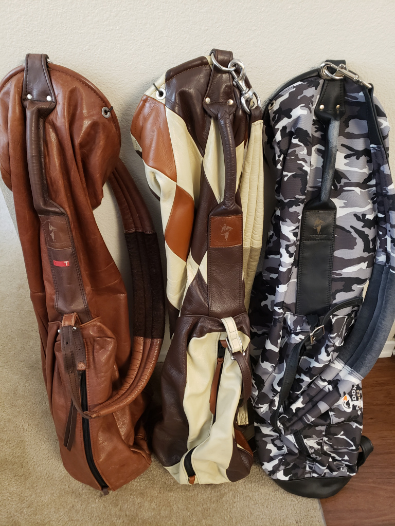 nike sunday golf bag