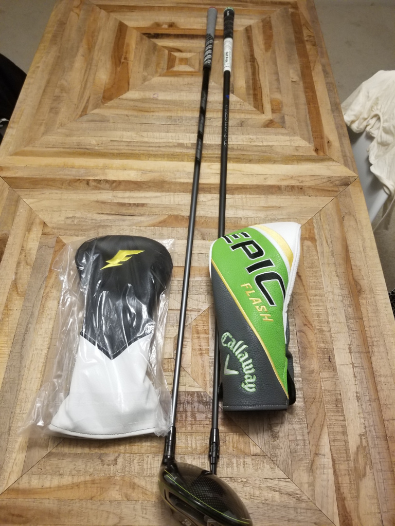 Callaway epic flash sz 10.5 w/ 2 shafts- graphite design tour ad