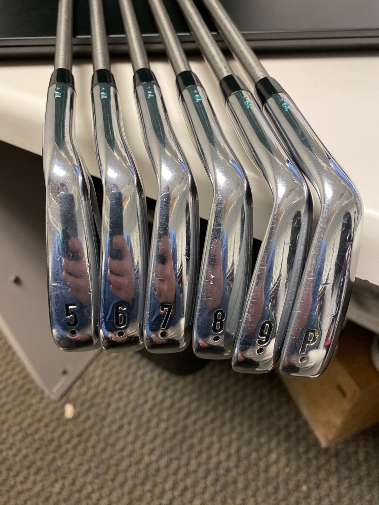 Callaway Tour Issue Apex Dot Irons 5PW TCXXXX serial Aerotech 110