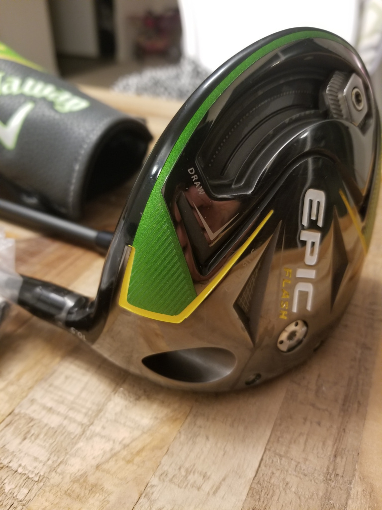 Callaway epic flash sz 10.5 w/ 2 shafts- graphite design tour ad