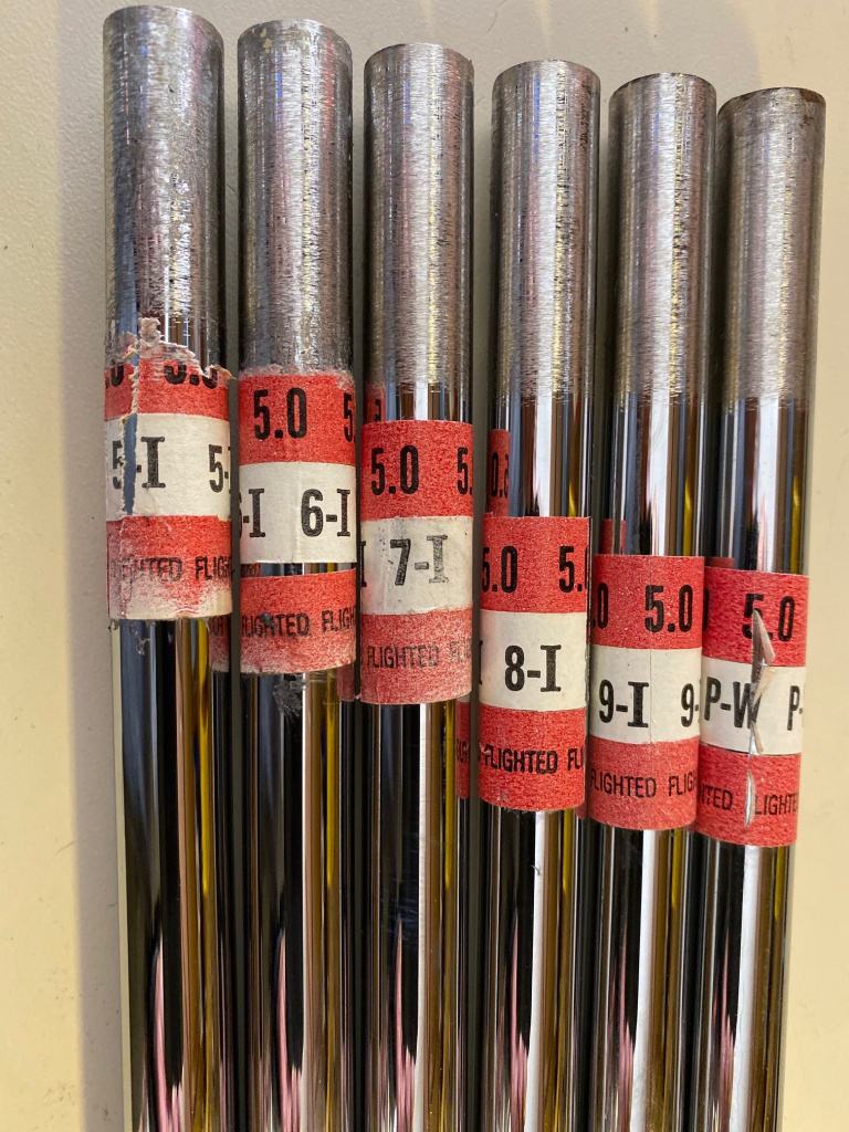 1. Nike Pro Combo OS 3PW w/ProjectX 5.5 shafts. 2. Rifle FCM 5.