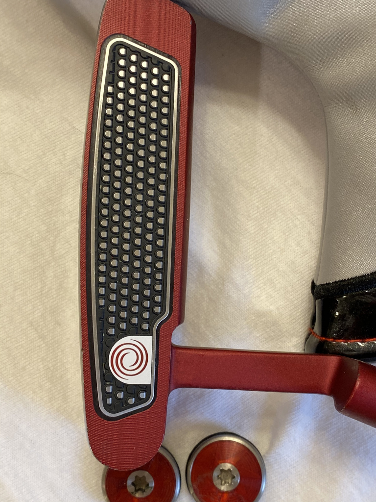 Odyssey O works Tank 1 Red 38 inch putter heavy weights included - For ...