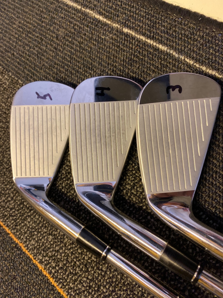 1. Nike Pro Combo OS 3PW w/ProjectX 5.5 shafts. 2. Rifle FCM 5.