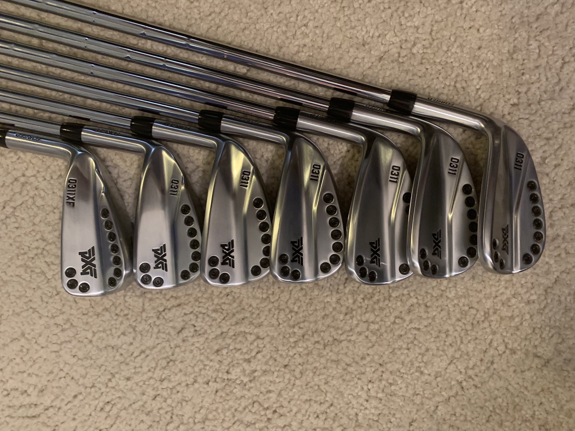 pxg irons left handed for sale