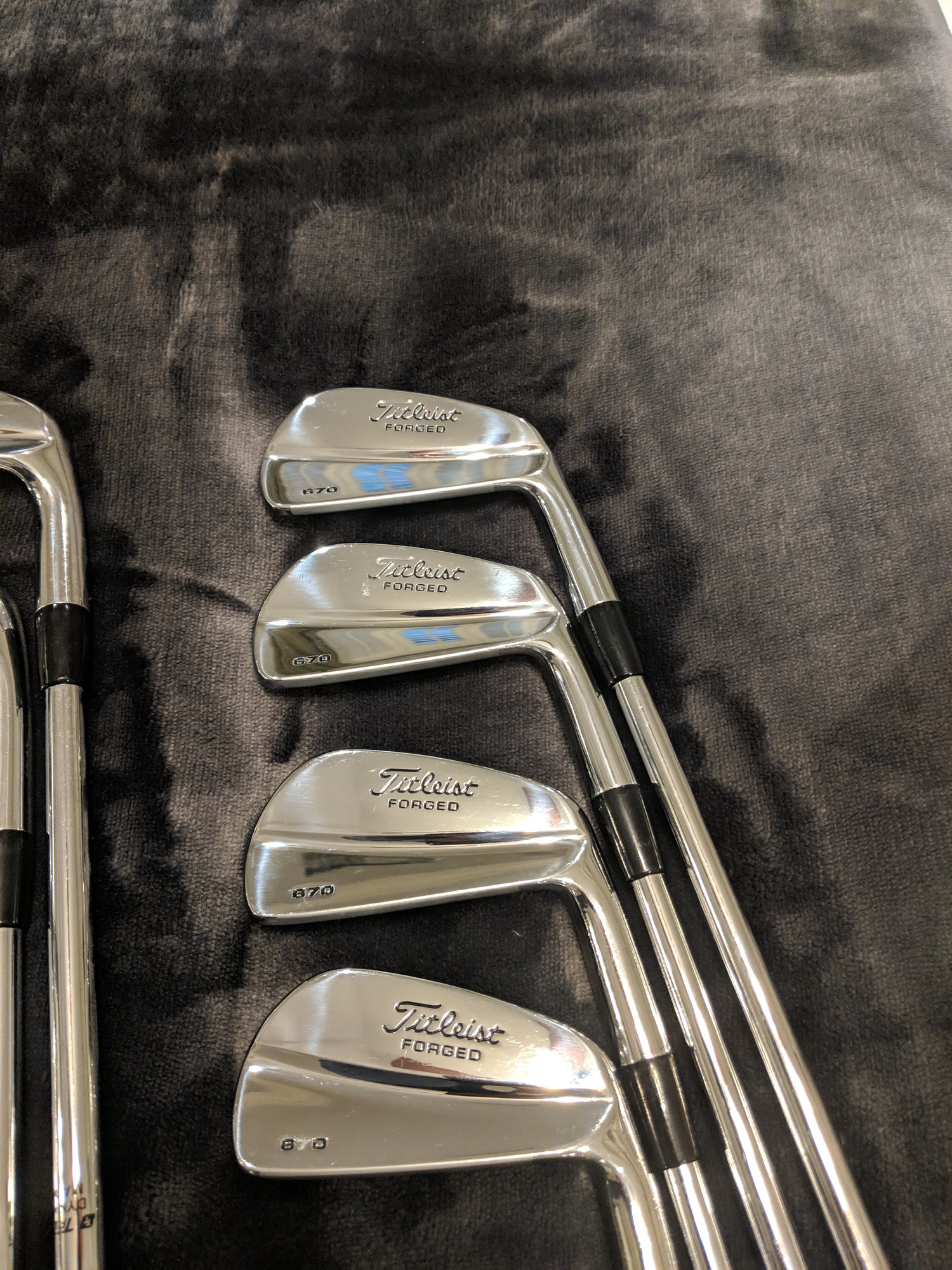 Titleist 670 3-PW custom set almost new Endo Forged - For Sale 