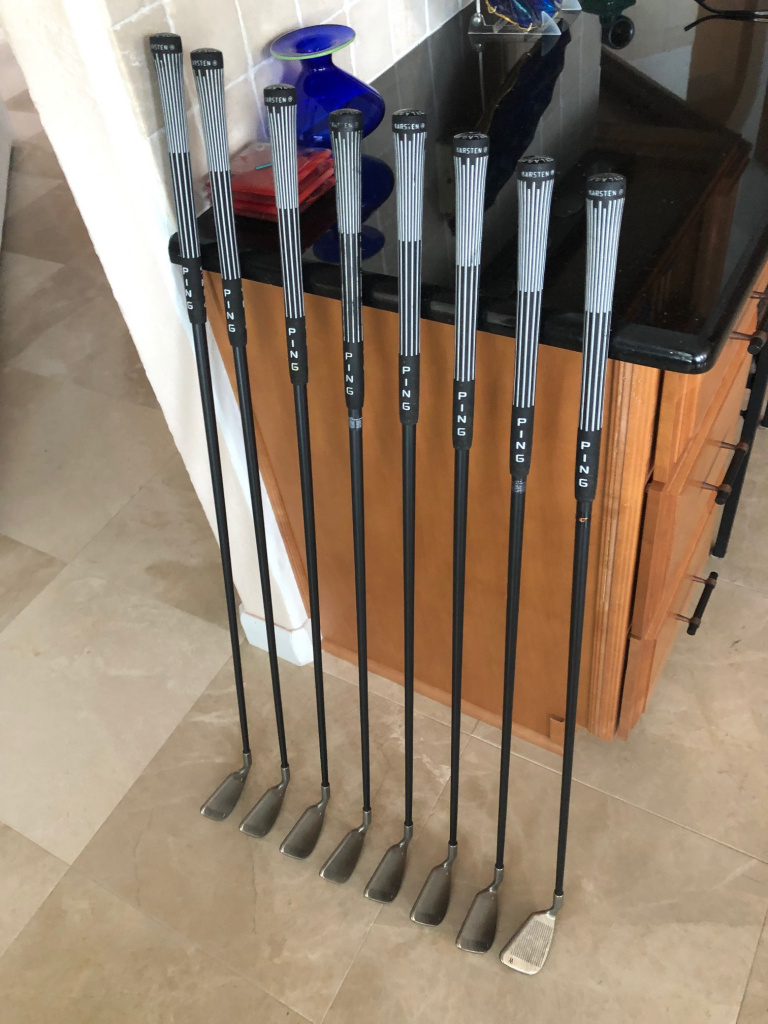 Set De Fers De Golf Ping ISI Nickel Blue Dot 3-PW - Graphite Senior, Occasion