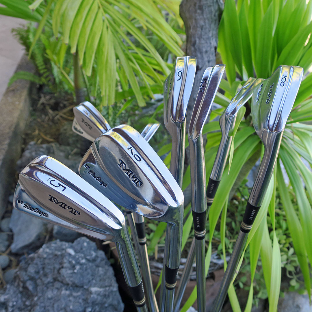 MacGregor MT Split Sole Irons - Hickory, Persimmon and Classic