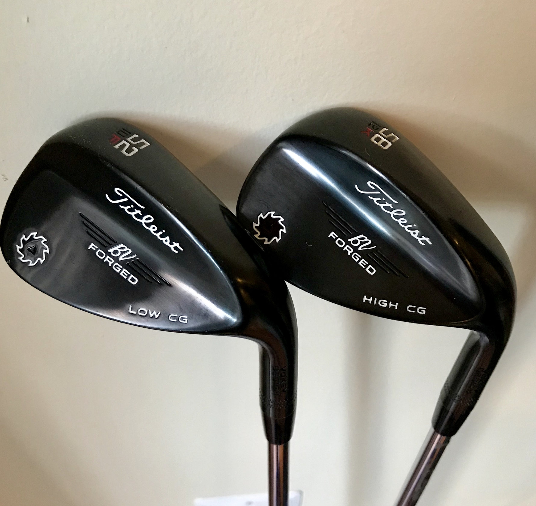 Japan Forged Titleist Vokey Black Wedges 52* + 58* - For