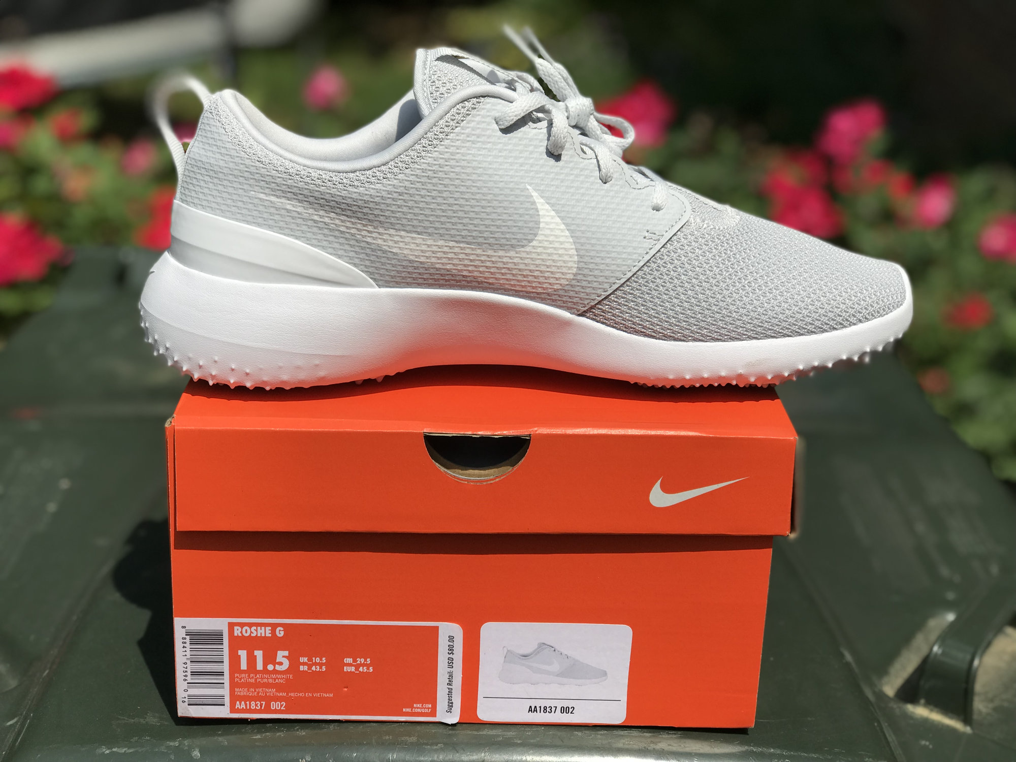 nike roshe g platinum