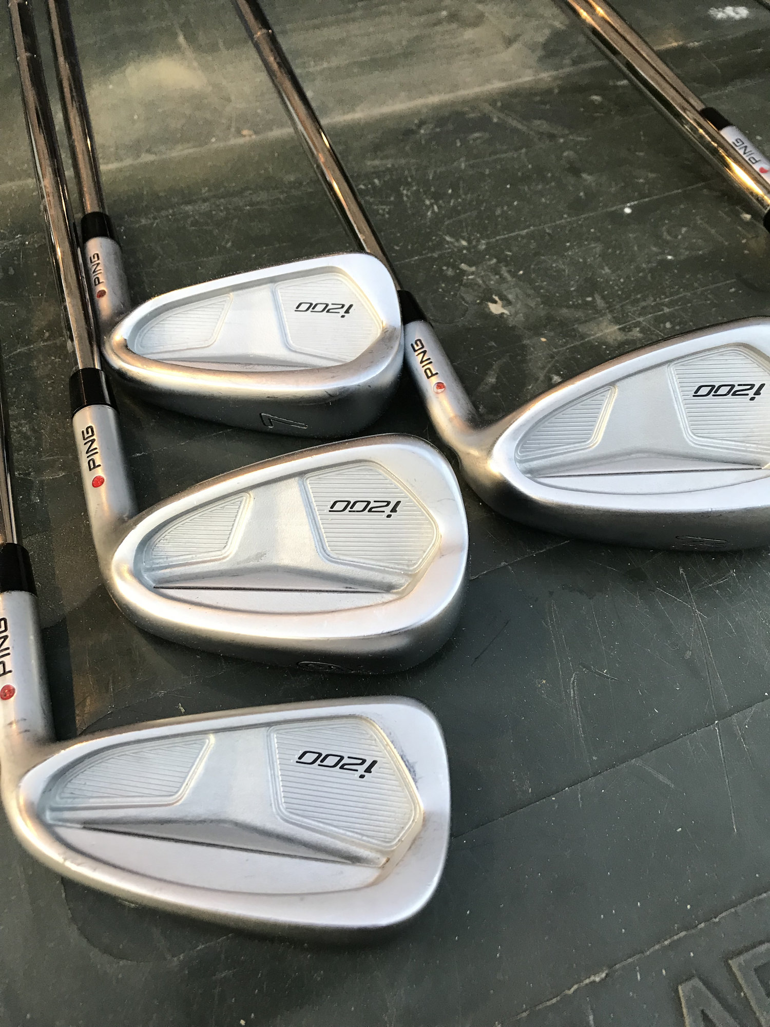 Ping i200 irons (4-GW) TT DG S400 120 shafts - Red Dot - For Sale