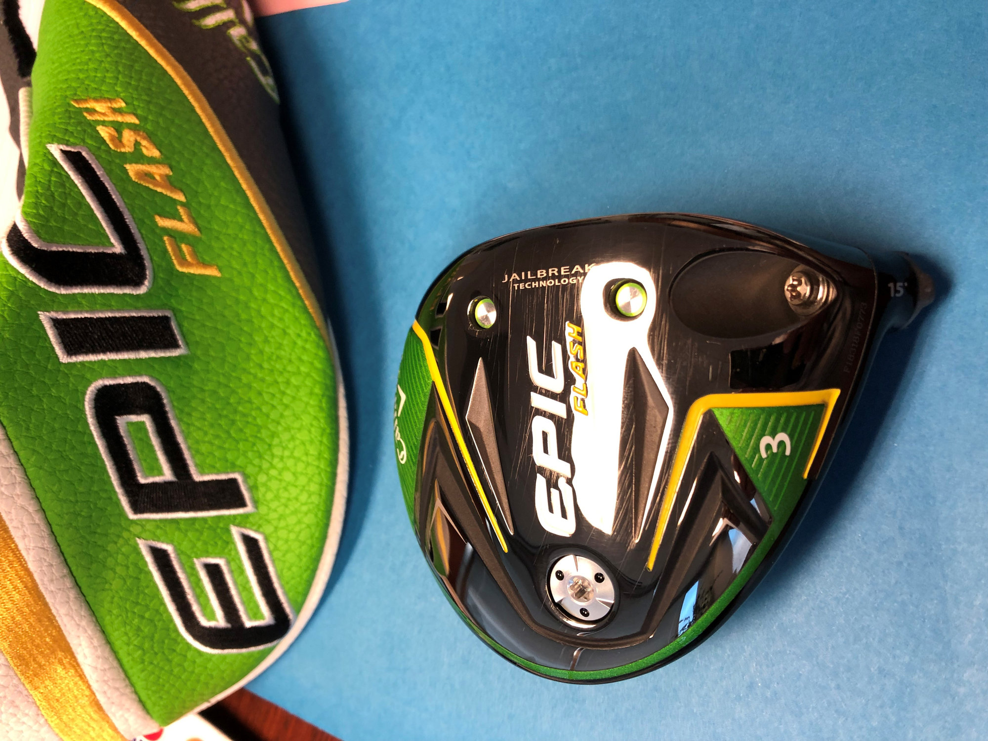 Callaway Epic Flash 3 wood head 15 degree with headcover For Sale