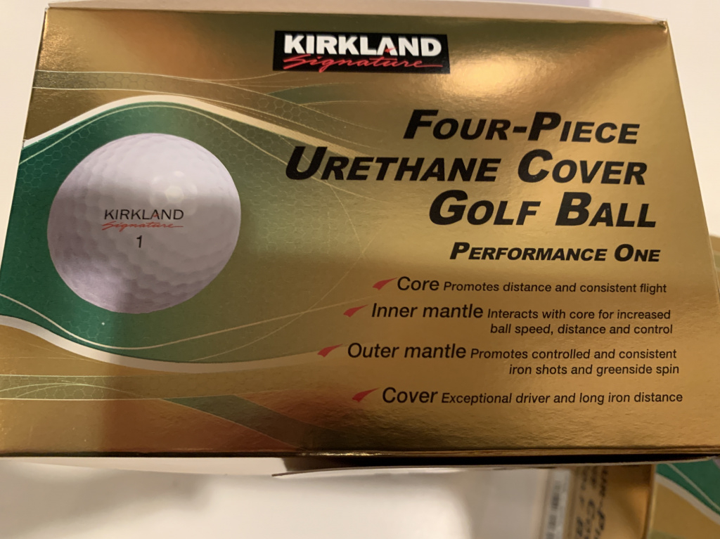 Kirkland signature 4piece golf balls performance one For Sale ArchiveFor Feedback Reference