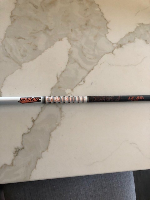 Shaft Graphite Design Tour AD IZ 95X Extra Stiff - Arbre Hybride 38,5" Pour Titleist - Occasion, Tip 0.370