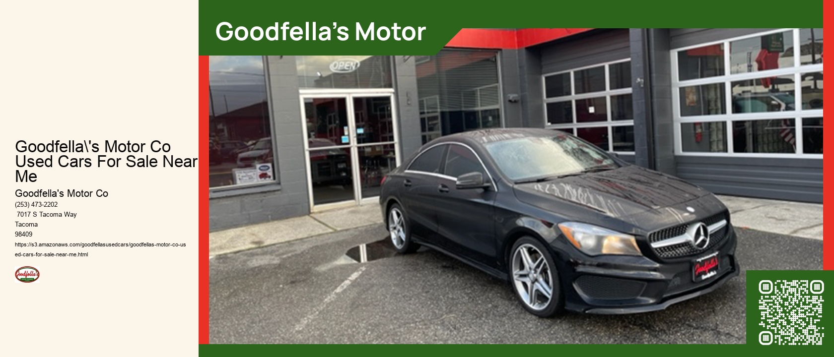 Goodfella's Motor Co Used Cars For Sale Near Me
