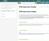 STEM Inquiry Lesson Template STEM Inquiry Lesson Template