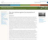 1897 Petition Against the Annexation of Hawaii 1897 Petition Against the Annexation of Hawaii