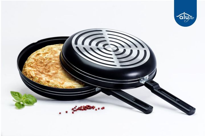Sarten Doble Nº 28 con Teflon Anti adherente