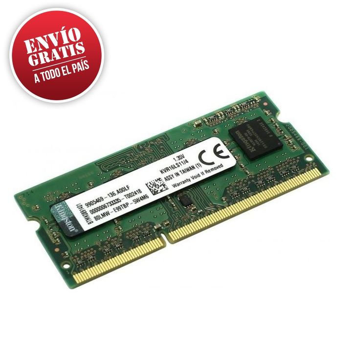 Memoria Notebook 4GB Kingston DDR3L 1600