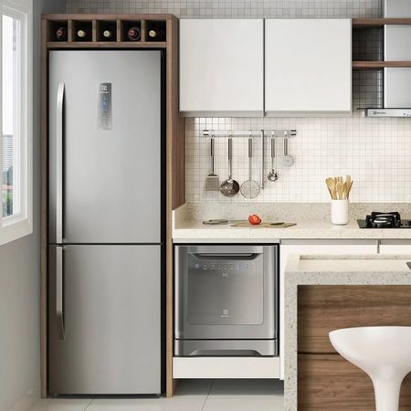 Heladera No Frost Electrolux C/ Freezer Erbr11e5hrs Plata | Electrolux