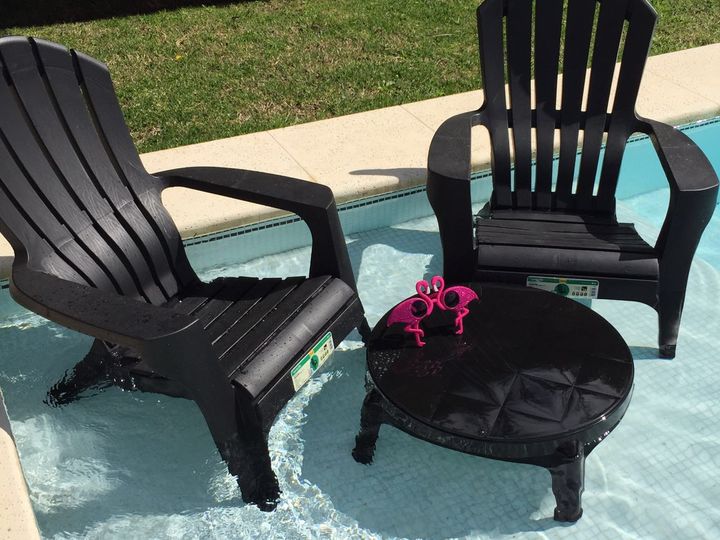 Juego jardín 2 Sillones Miami + Mesa Puket Blanco Garden Life