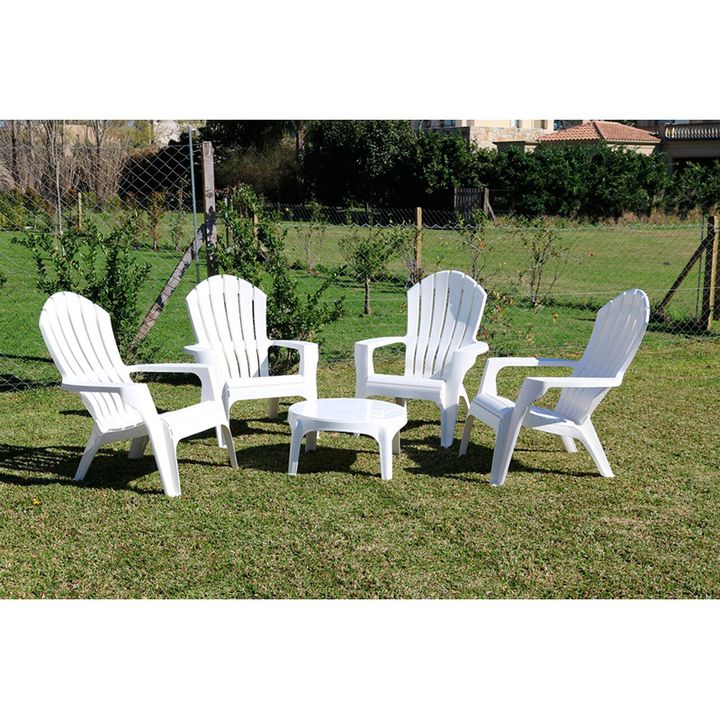 Juego jardín 4 Sillones Miami + Mesa Puket