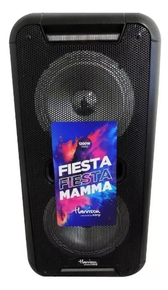 Parlante Harrison Kanji Mamma 1200w Microfono + Control