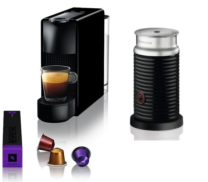 Cafetera Nespresso Essenza con aeroccino Nespresso