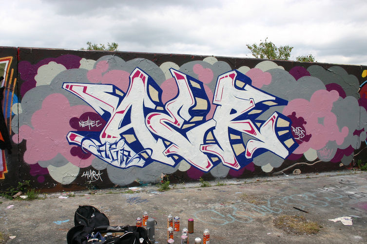 Street Art Par Neyec, Boss (ak) Chelmsford (Royaume Uni) Streetart