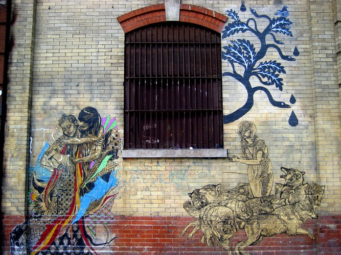 Street Art By Swoon New York City (NY) Streetart and Graffiti FatCap