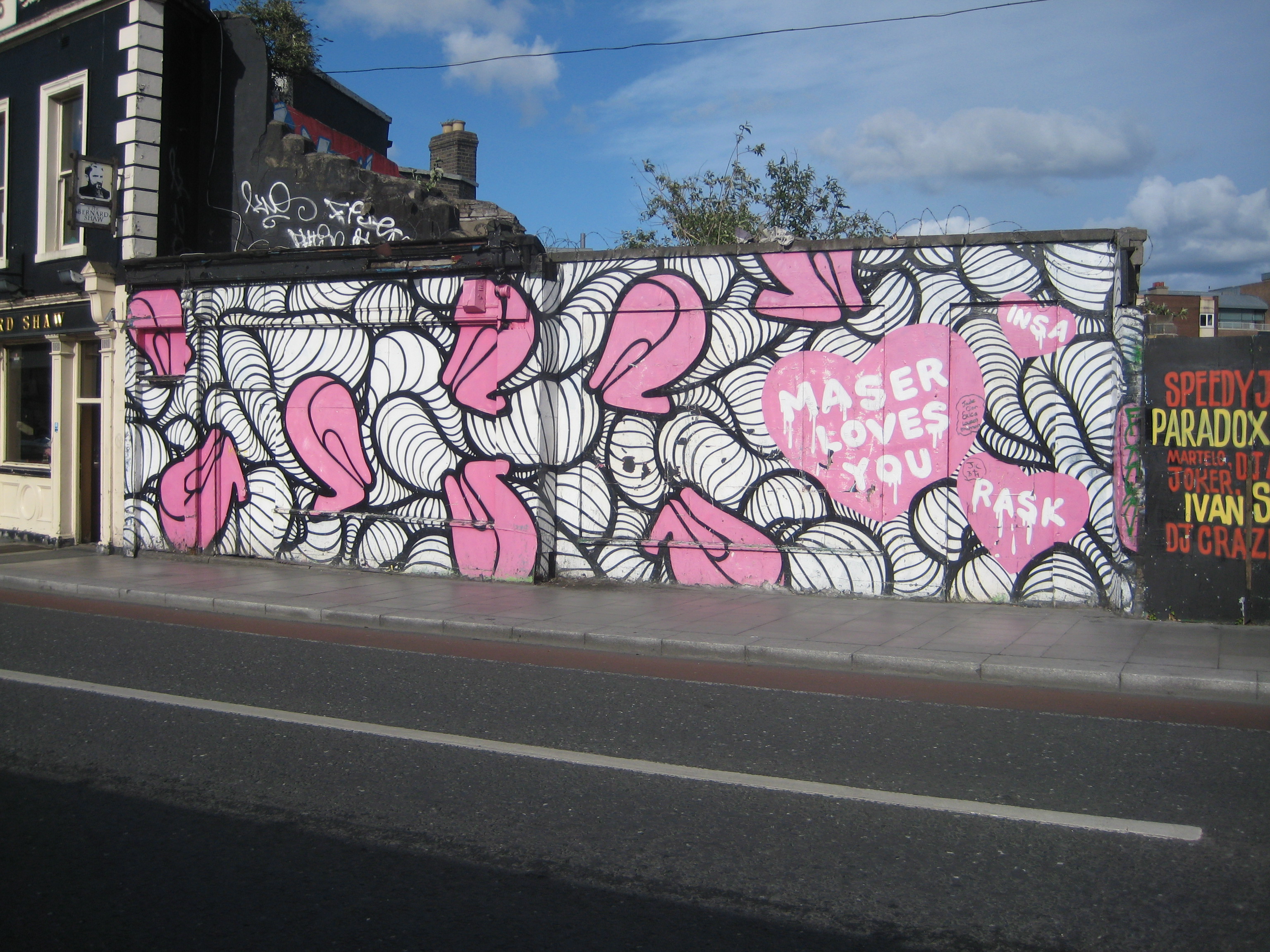 Street Art By Maser Dublin (Ireland) Streetart and Graffiti FatCap