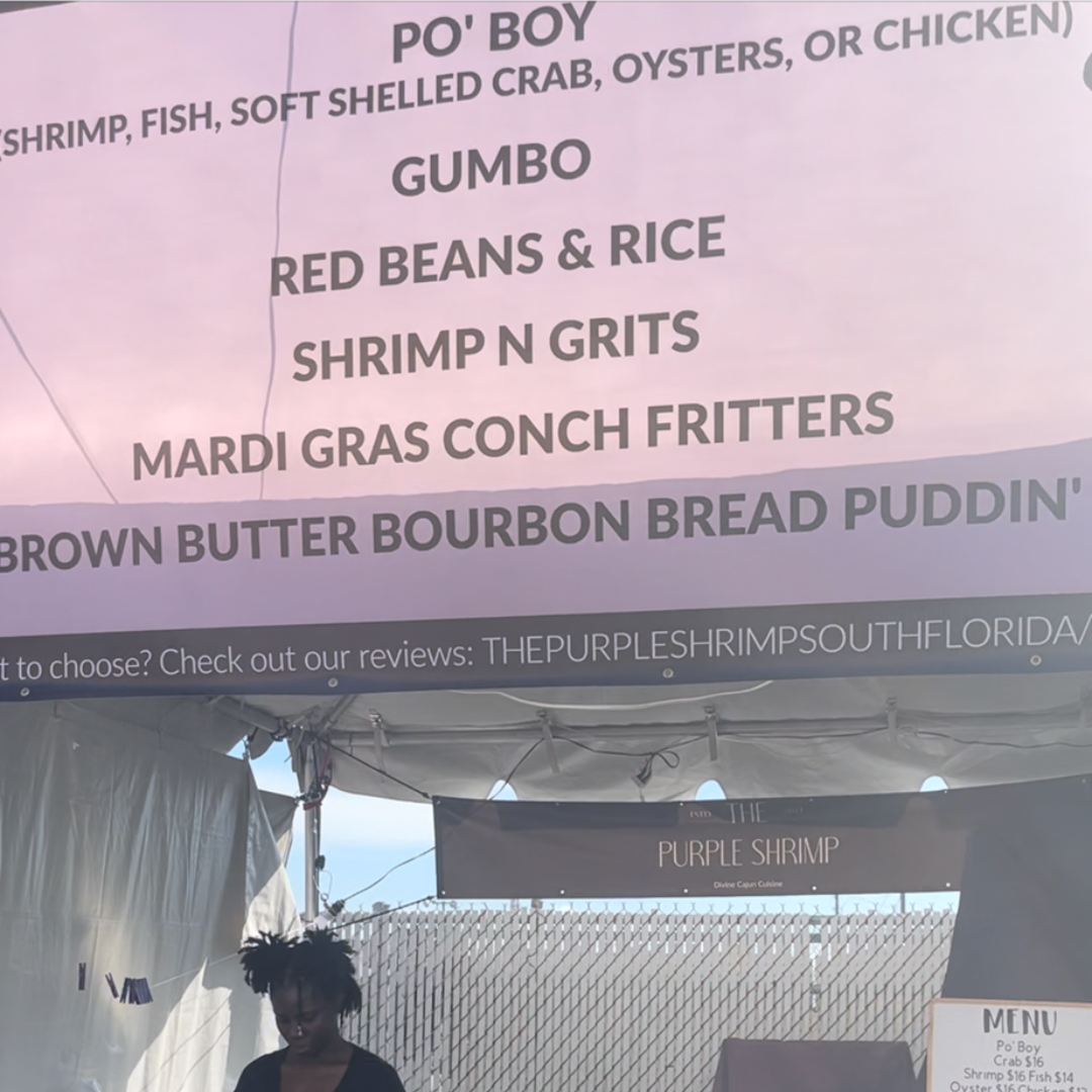 The Purple Shrimp Logo