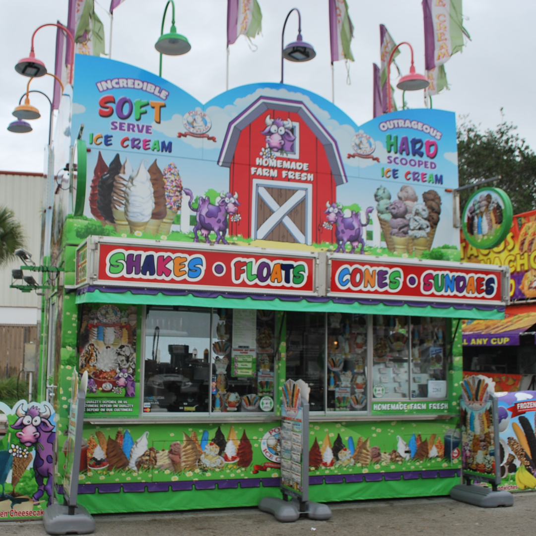 Polar Bear Ice Cream on Country Rd Logo