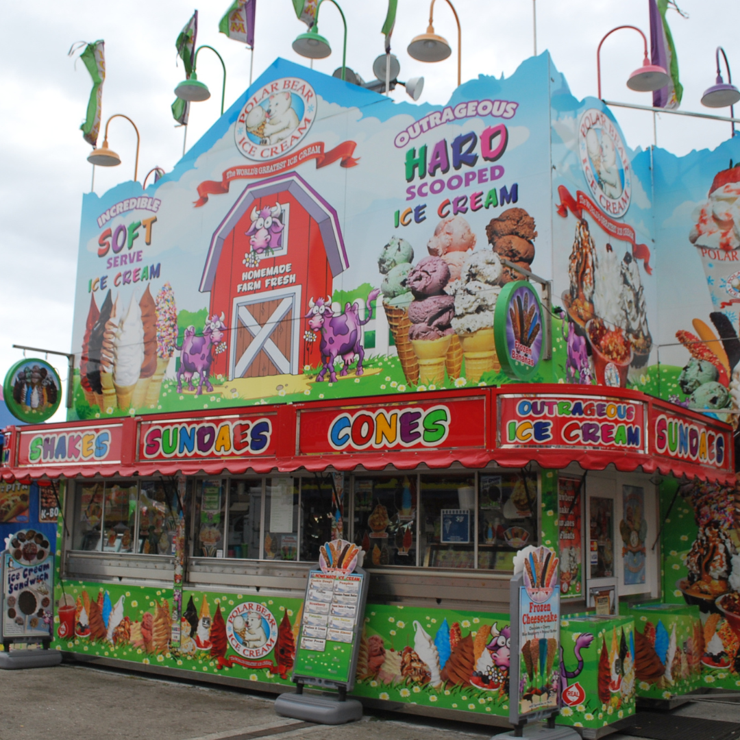 Polar Bear Ice Cream on Main Street Logo