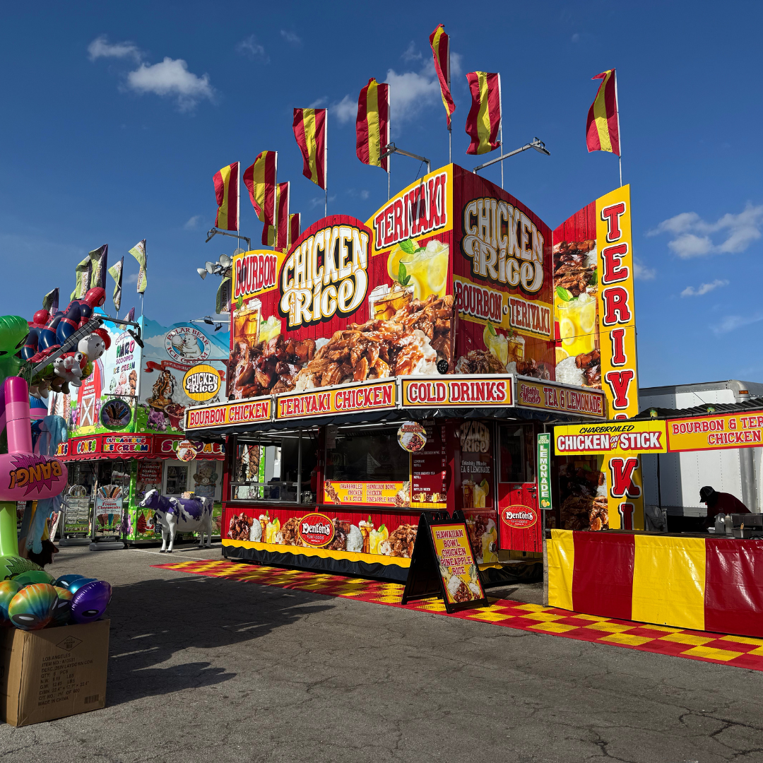 Denton Fun Foods Bourbon Chicken Logo